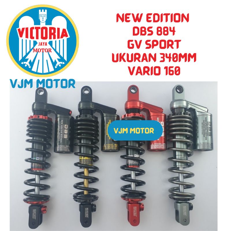 Shock DBS Vario 160 Shockbreker tabung Vario 160 ukuran 340mm type 8844 GV sport New Edition DBS