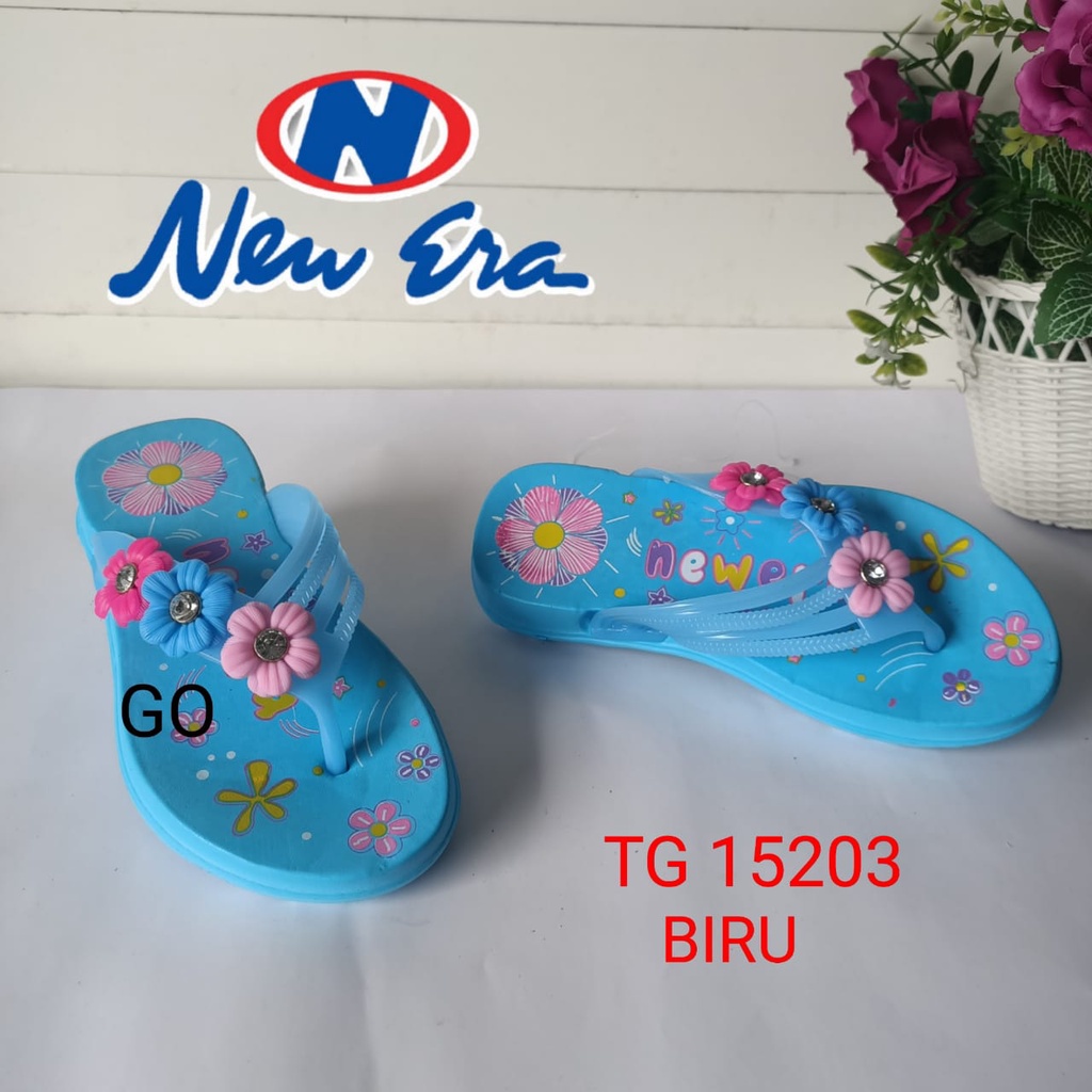 gof NEW ERA TG 15203 sandal jepit anak BUNGA SIZE 31-35