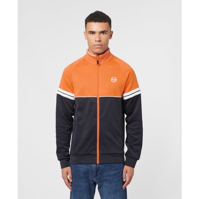 Sergio Tacchini Orion Tracktop Orange Black White Exclusive ORIGINAL