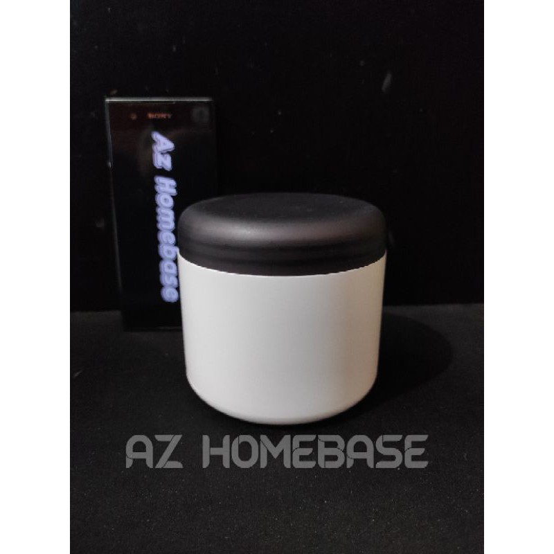 Pot Lulur 500gr Putih Tutup Hitam - Pot Lulur 500ml - Pot Scrub HB 500gram - Pot HB 500 ml