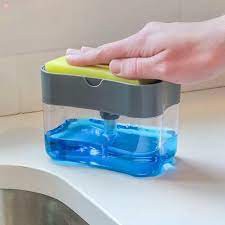 Dispenser Sabun Cair Cuci Piring Tempat Spons dan Soap Pump