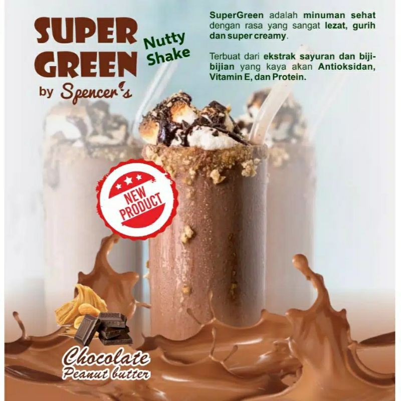 Spencer Super Green Nutty Shake 100 Gram