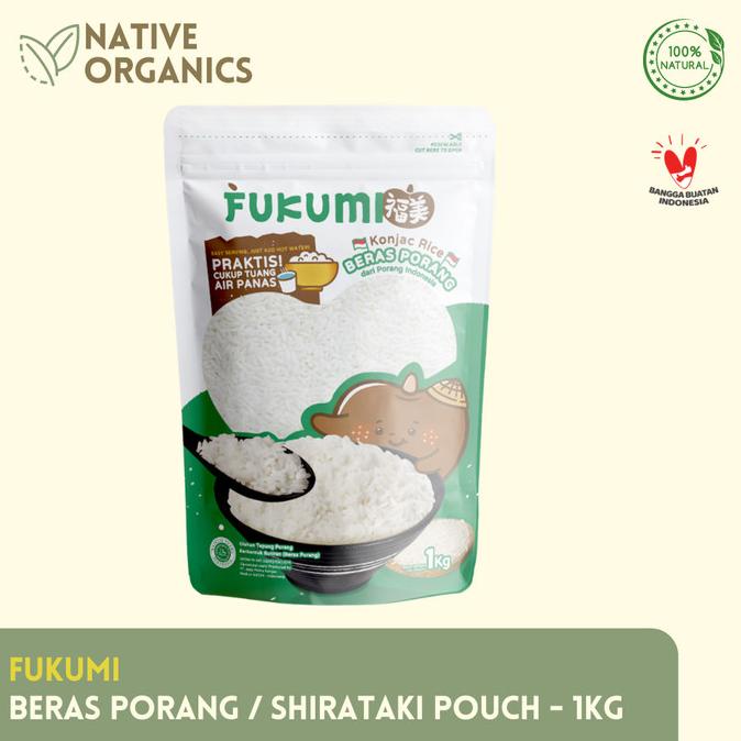

FUKUMI - Beras Porang Shirataki Konjac Pouch 1KG