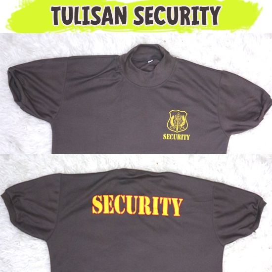 Kaos Satpam Coklat Kaos Security Coklat Kaos Satpam Terbaru Kaos Security terbaru