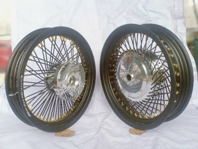 Paketan velg Jari Jari seribu Yamaha Nmax - N-max - Aerox 155 - Lexi  Ring 14