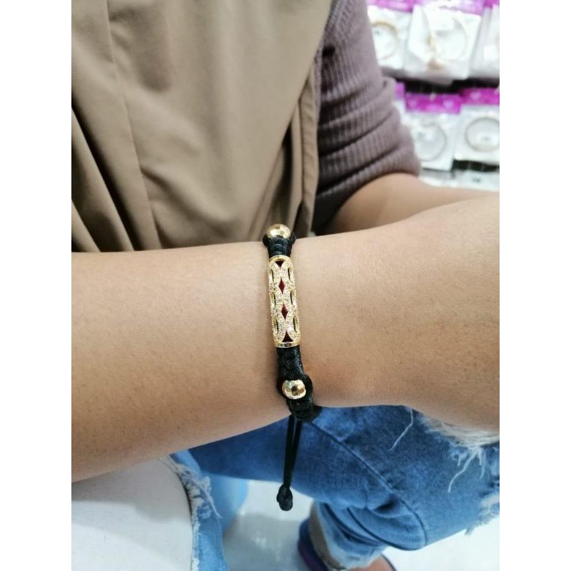 gelang rajut tali//gelang perhiasan //gelang