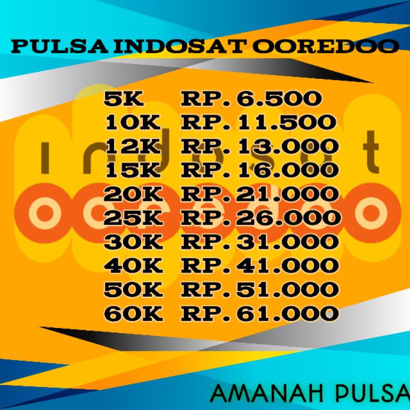 Pulsa Indosat Ooredoo