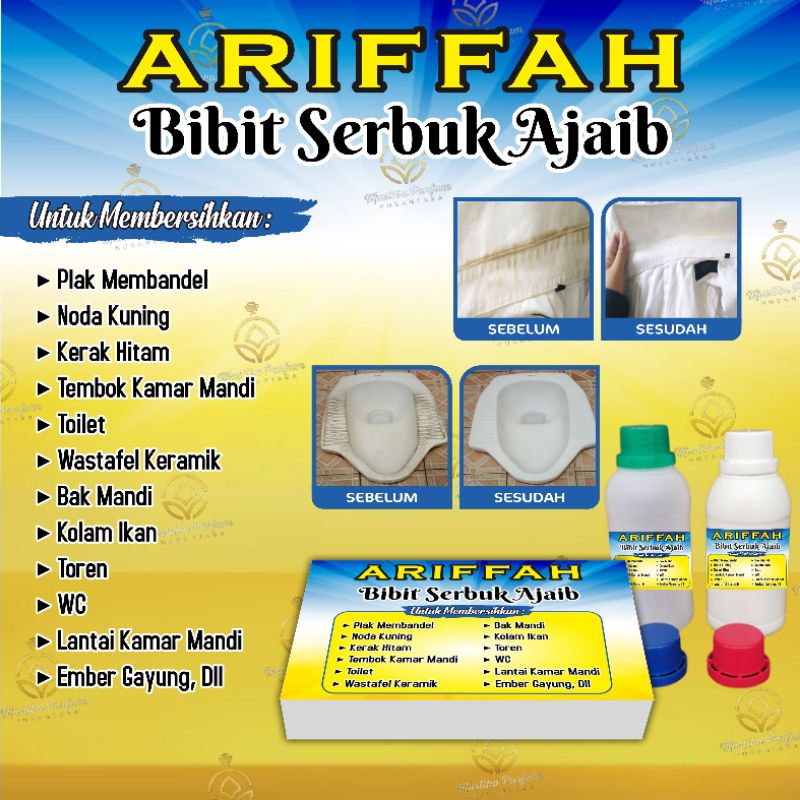 ARIFFAH BIBIT SERBUK AJAIB - SERBUK AJAIB - PEMBERSIH SERBAGUNA