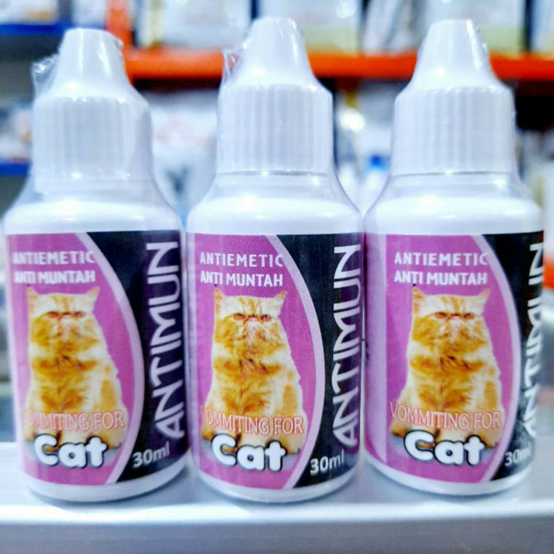 Antimun,  Obat Anti Muntah Kucing