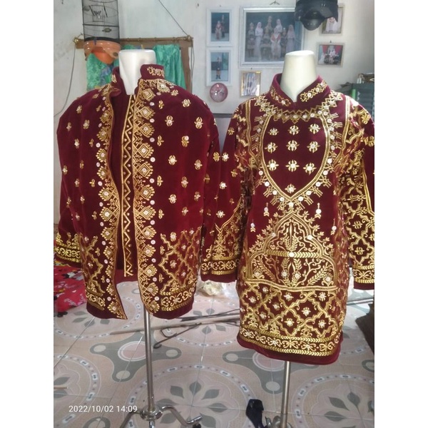 baju bordir pengantin