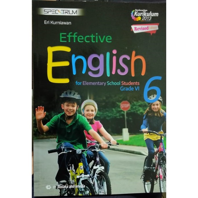 Buku Effective English for Elementary School Students Grade 6 - Bahasa Inggris SD Kelas 6