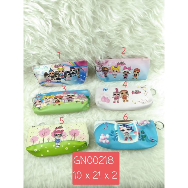 

kotak pensil warna anak pencil case tempat pen tempat pensil crayon spidol kids lol gantungan tas