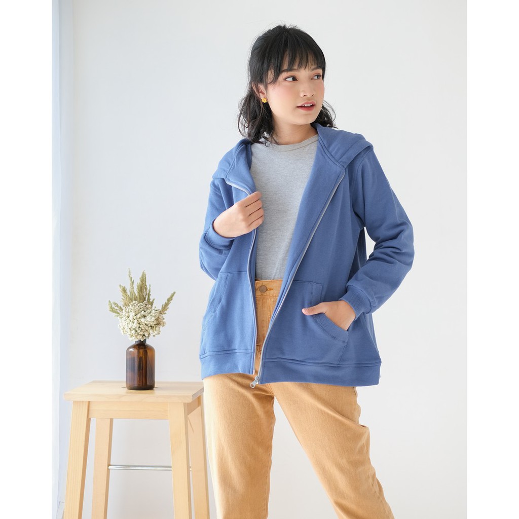 Myrubylicious REABETSOE HOODED JACKET-STEEL BLUE