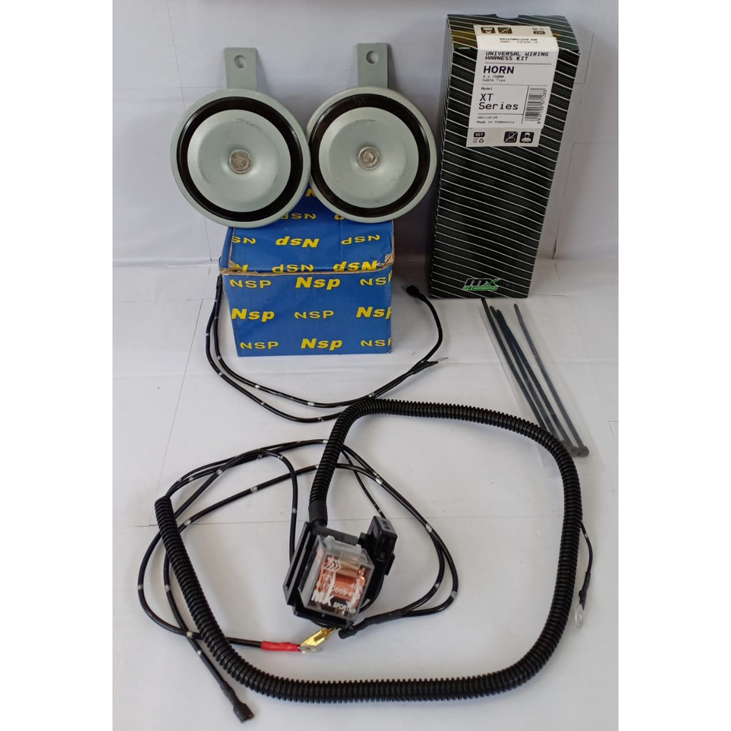 PAKET KLAKSON DISK NSP TRLD006A SET 12V - RELAY KLAKSON SET MX