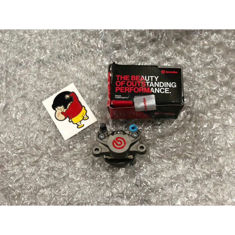 Kaliper brembo 2p red logo original 2 piston brake pump ori
