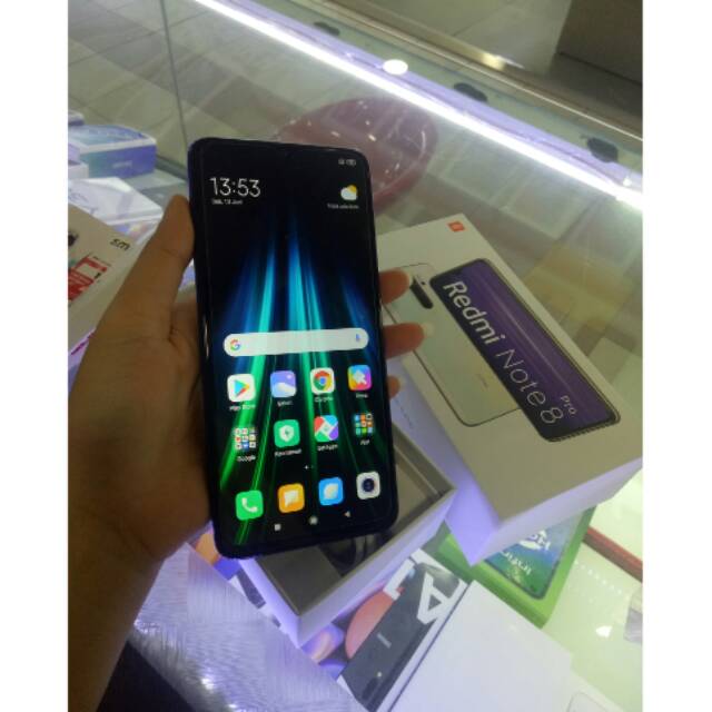 Xiomi note 8 pro ram 6/128 second like new mulus perfeck bru pakai 1 bln