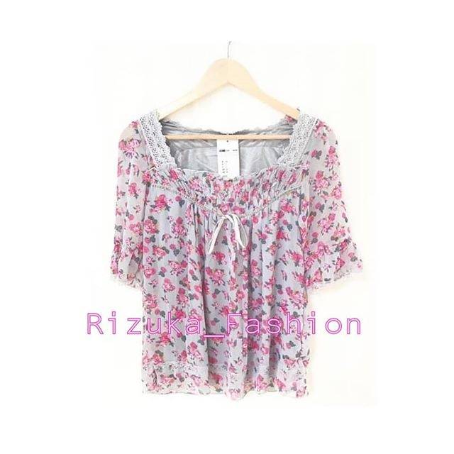Blouse Floral Pink