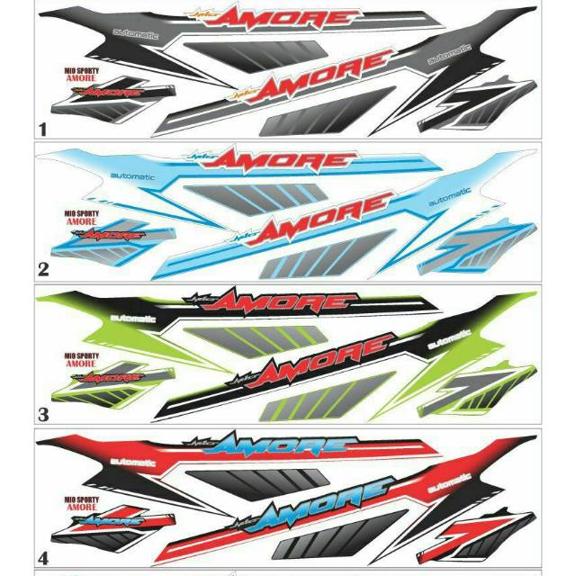STIKER STRIPING MIO SPORTY AMORE
