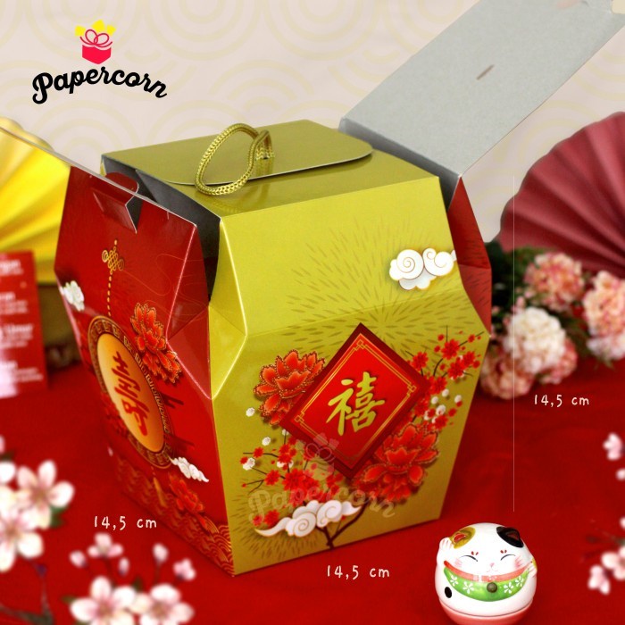 

Box Toples Imlek Lampion 14.5x14.5x21,5 cm (3 toples 500gr) - TB Lamp