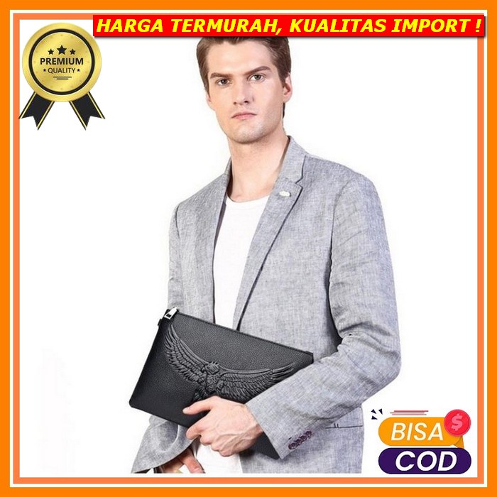 Pouch Bag Pria Wanita Hand Bag Pria Tas Tangan Organizer Bag Travelling Bag Clutch Hand Bag Simple P