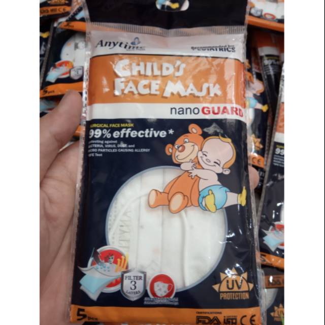 Masker anak ANYTIME child face mask