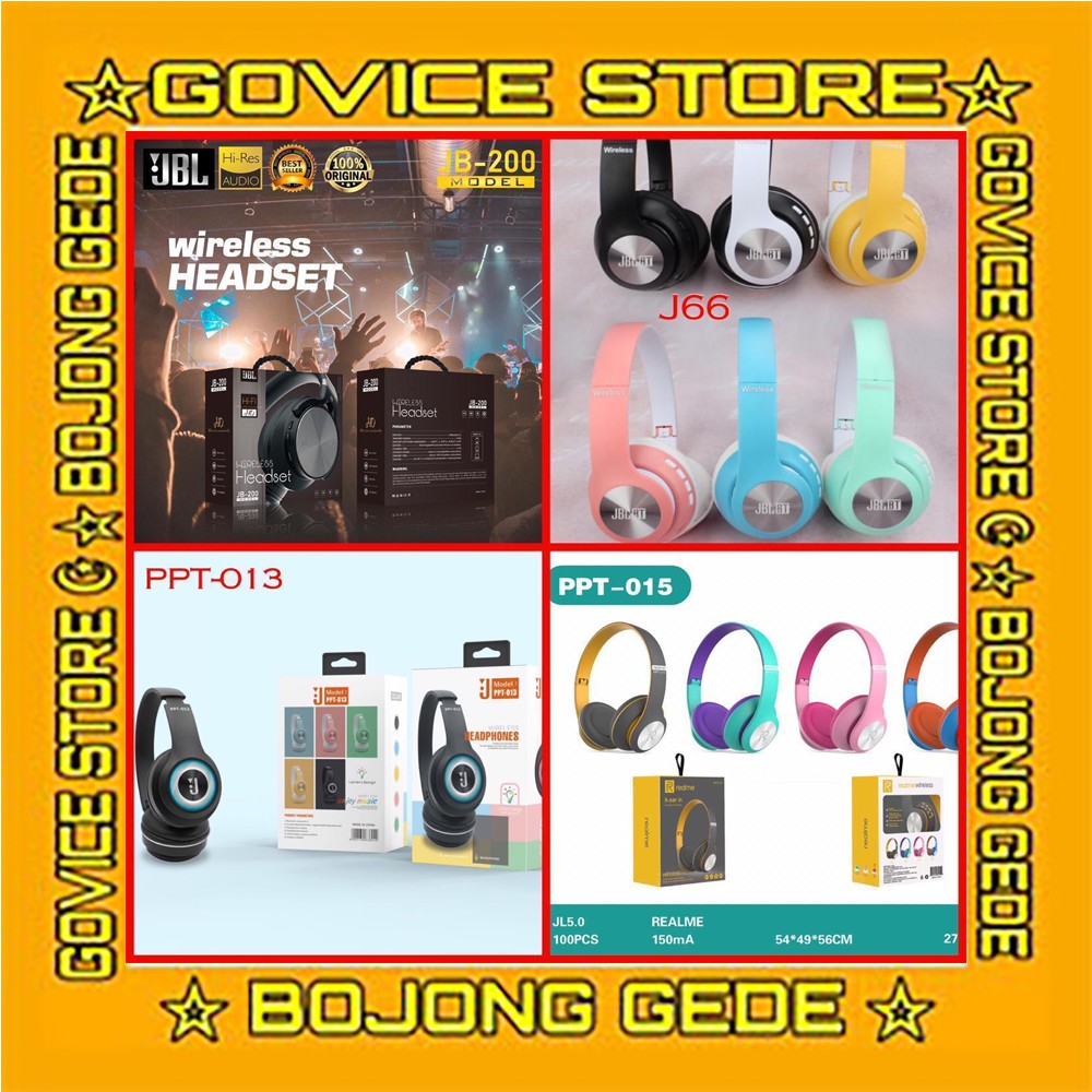 HEADPHONE BLUETOOTH,WIRELESS HEADSET,HEADSET BANDO JBL JB200