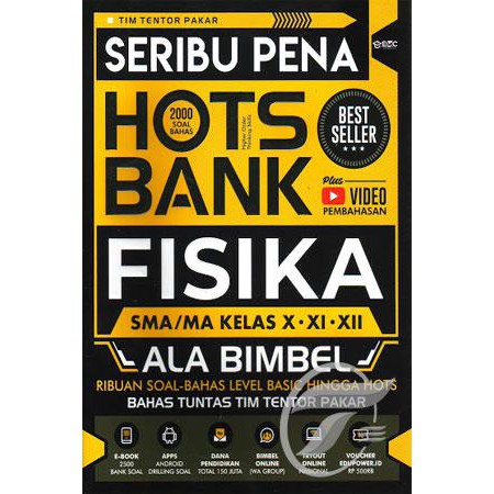 NEW!! BEST SELLER BUKU SMA SERIBU PENA HOTS BANK : FISIKA SMA/MA-1