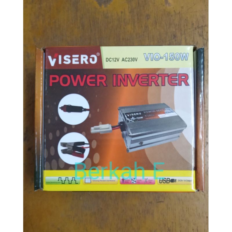 Power inverter Visero 150Watt DC12V AC230V VIO-150Watt