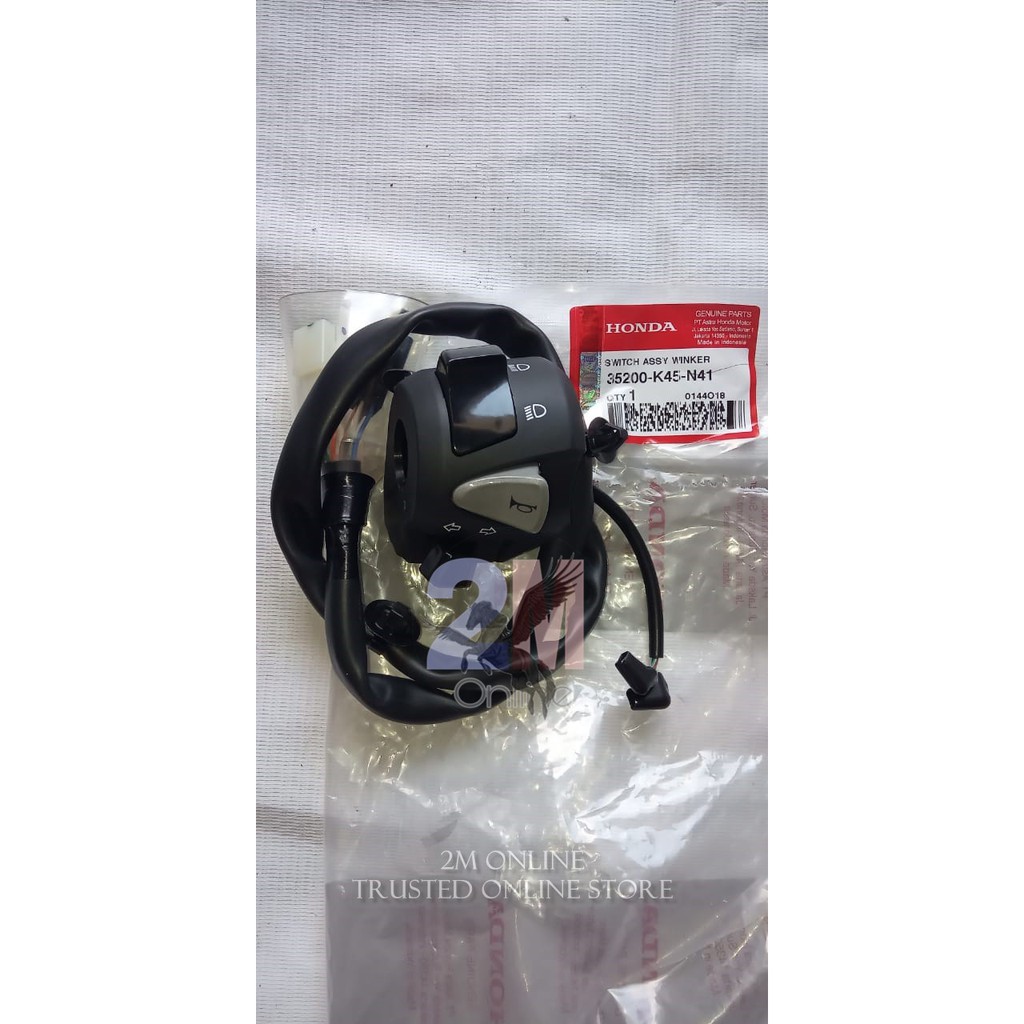 2m HOLDER SAKLAR KIRI NEW CBR150R K56G ORI AHM 35200-K45-N41