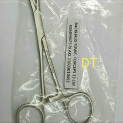 Backhaus towel forceps 13cm / Doek  klem 13cm / Gunting penjepit duk 13cm