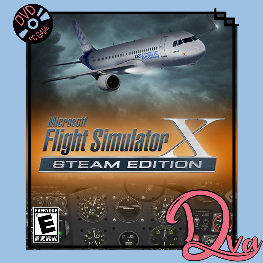 Microsoft Flight Simulator X Steam Edition PC GAME CD DVD GAME PC