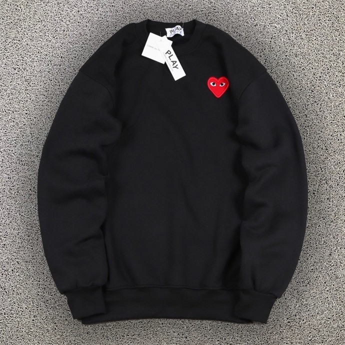 heart patch sweater