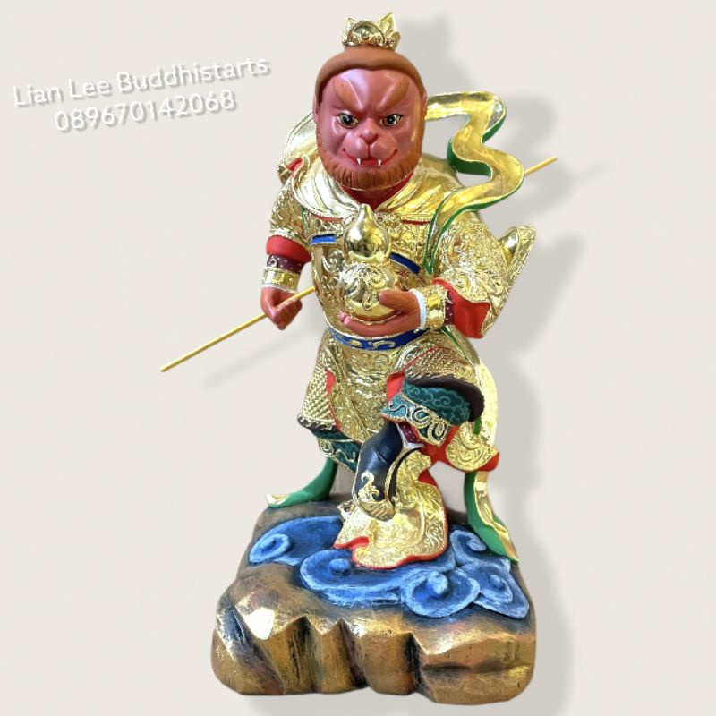 patung dewa kera sakti sunwukong uk 16 inch
