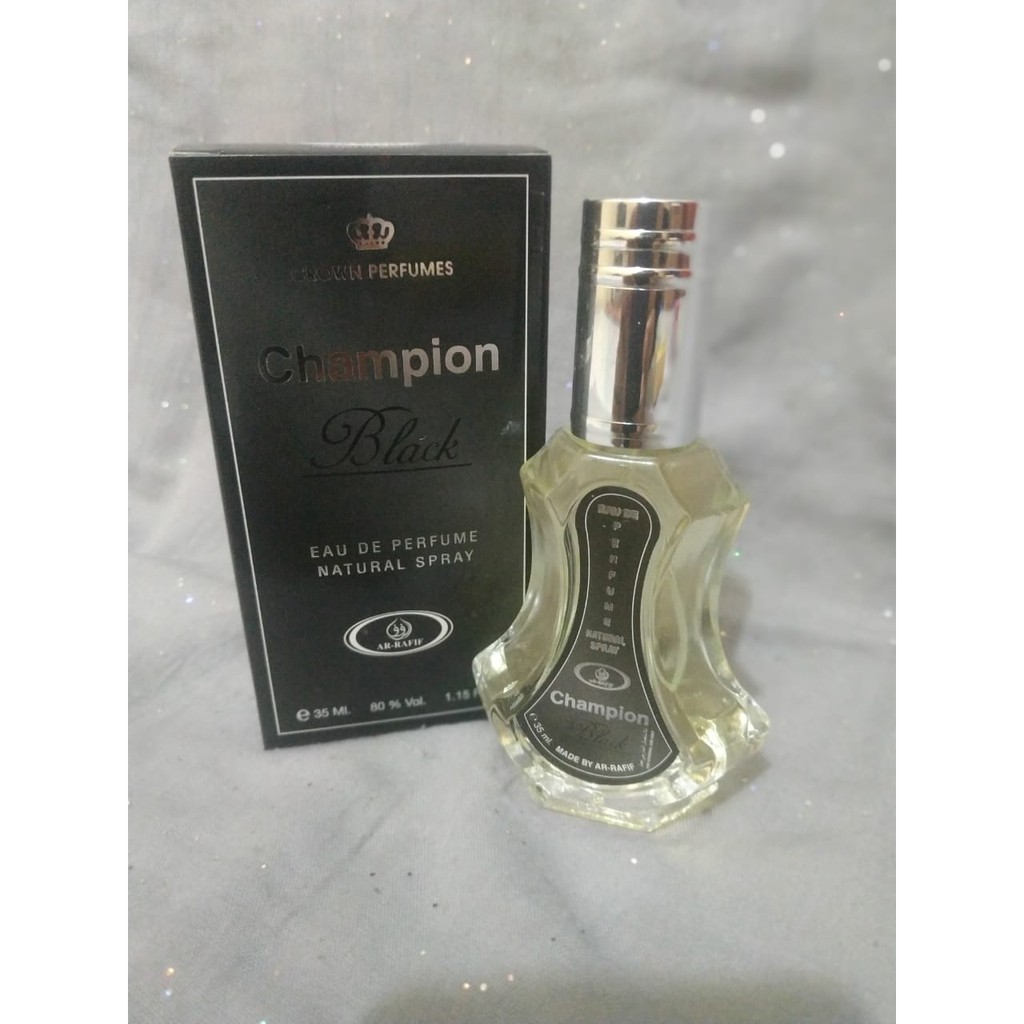 parfum arrafif 35ml spray CHAMPION BLACK minyak wangi parfum 35ml spray