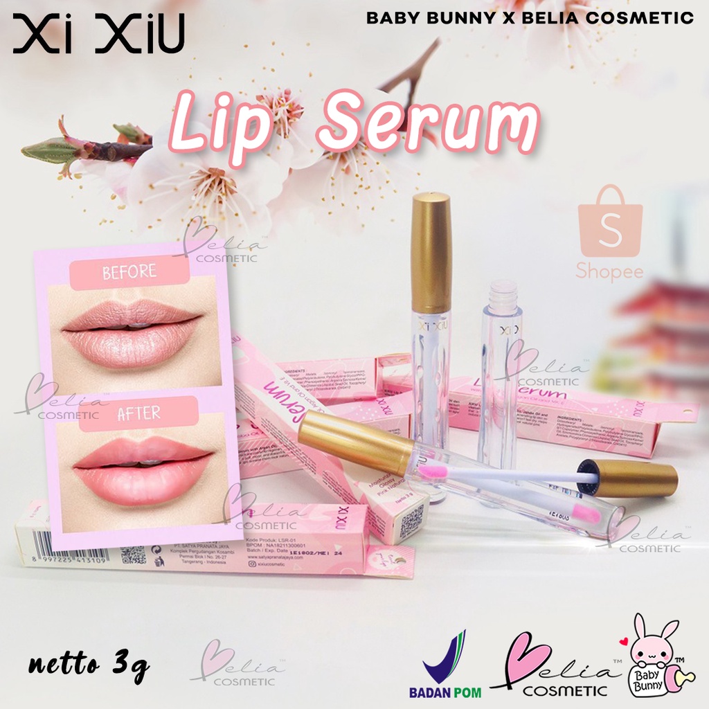 ❤ BELIA ❤ XI XIU Lip Glow Serum | Xixiu Serum Bibir | Lip Mask | Lip Moist | BABY BUNNY