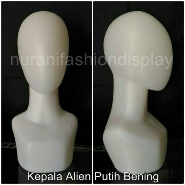 Manekin Kepala Cewek Alien / manekin kepala wanita alien / manekin kepala alien /patung kepala alien