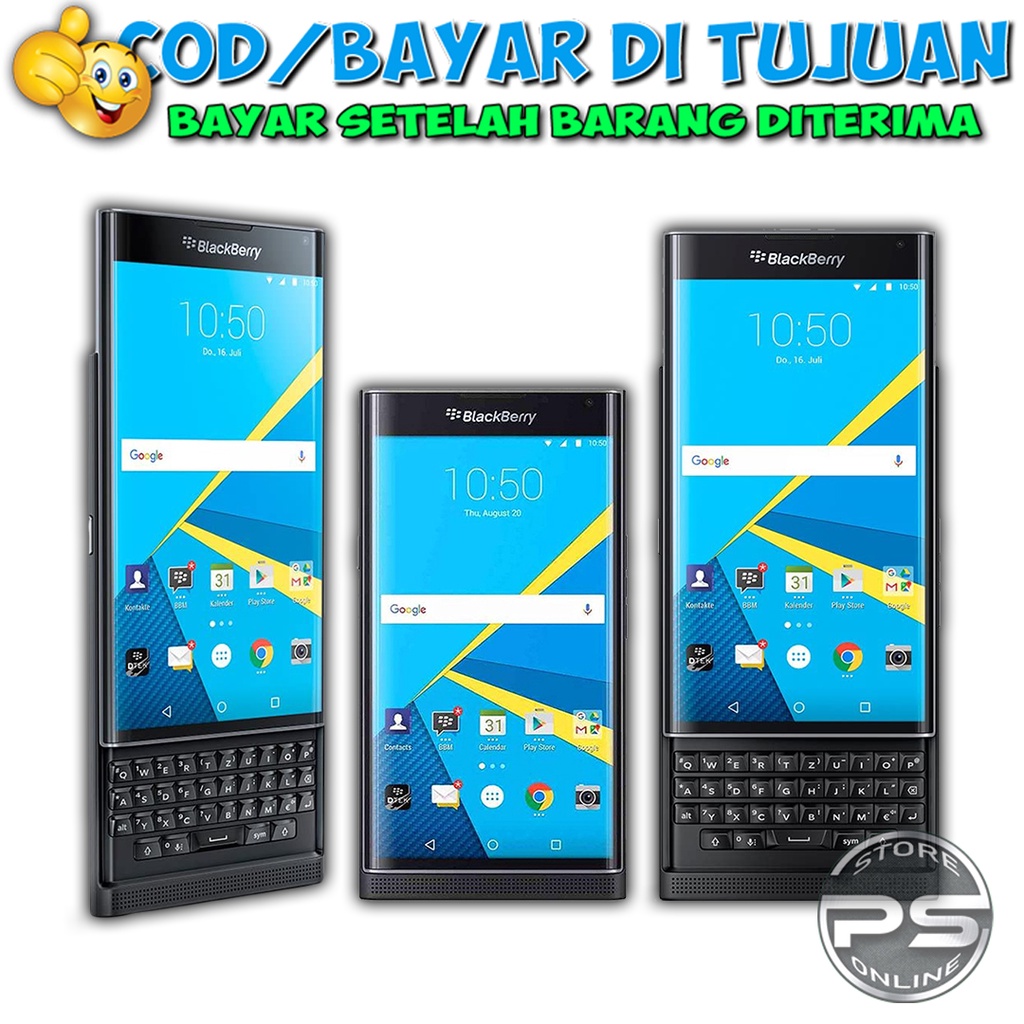 HP Blackberry Priv 4G - BB dengan OS Android - BB  tercanggih di kelas Premium