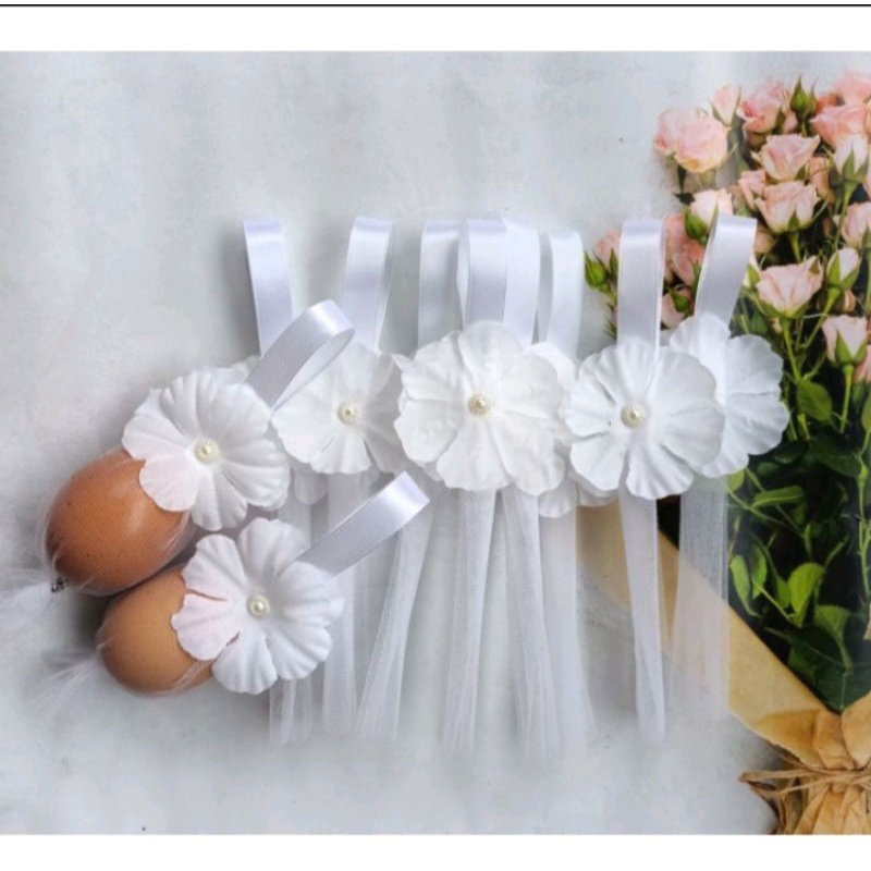 ready tempat telur aqiqah dan tasyakuran bunga tile