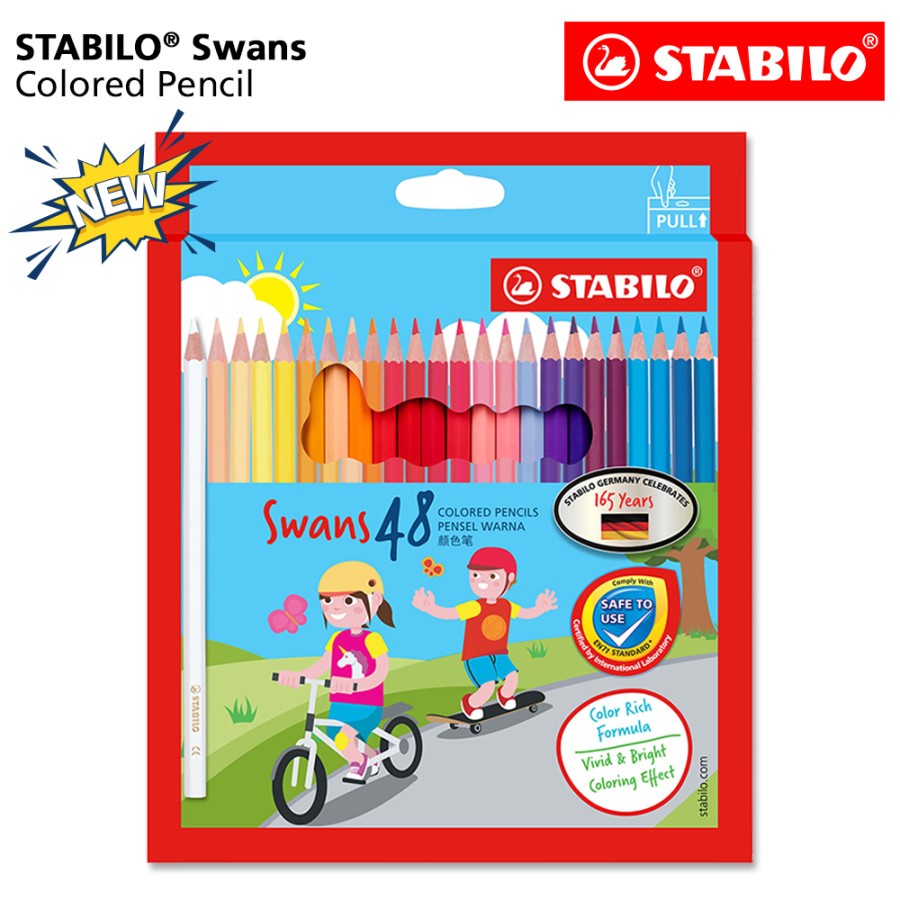 Pensil Warna Stabilo Swans 48 Warna 1870/48