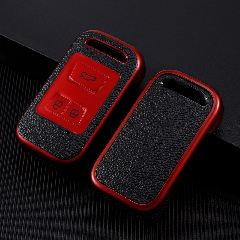 Case Pelindung Kunci Mobil Bahan Kulit TPU Untuk Chery Arrizo Tiggo 3 4 5X 8 Glx 7 2019 2020