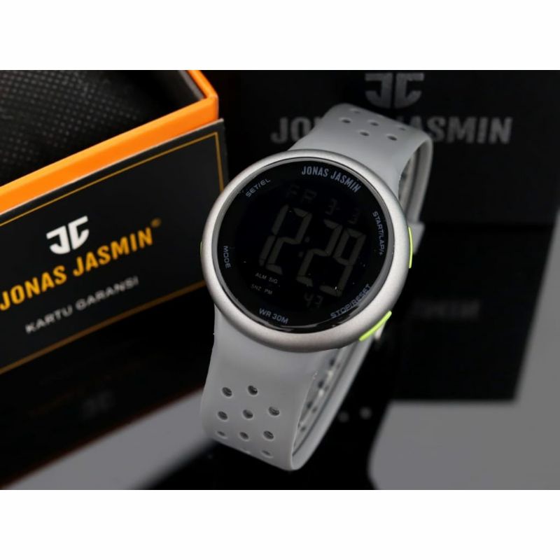 Jam Tangan Jonas Jasmin Digital Waterproof Terlaris Outdoor Kasual Rubber Fashion Bisa COD