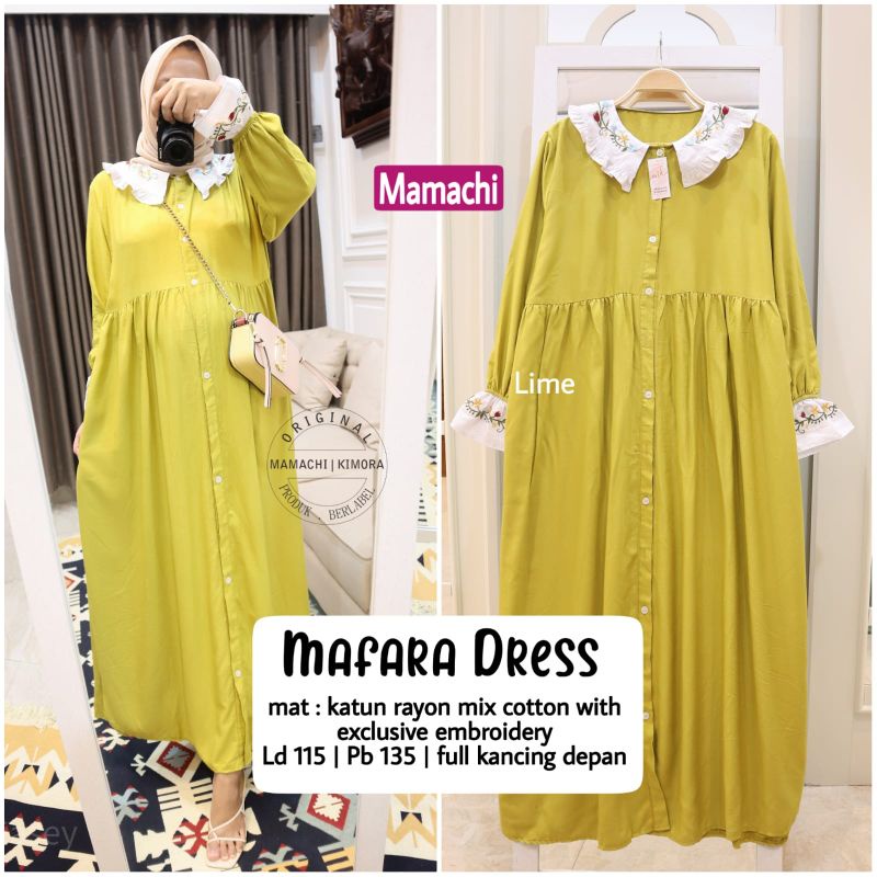 MAFARA DRESS BY MAMACHI (100% REAL PICT BTY MAMACHI)