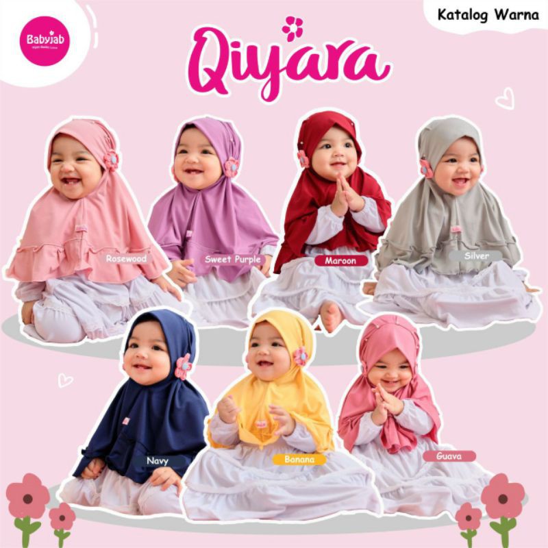 HIJAB QIYARA BABYJAB / HIJAB ANAK / HIJAB BAYI / HIJAB BABYJAB