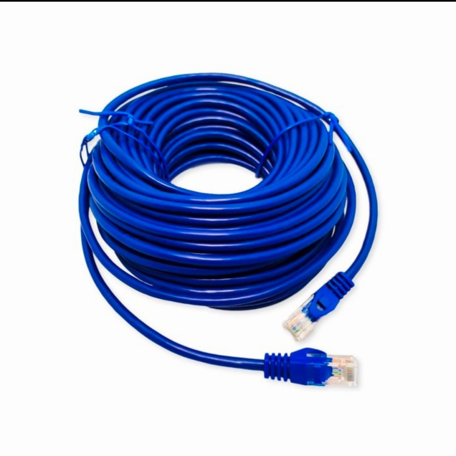 Kabel LAN Cat 5e 20 meter / kabel LAN cat 5e 20meter / kabel lan nyk cat 5e biru