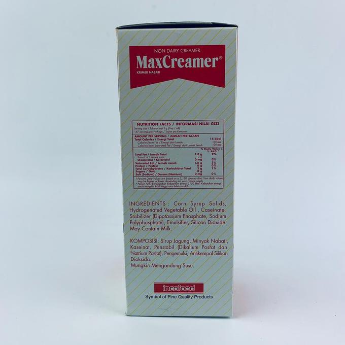 

[[BISA COD]] MaxCreamer / Krimer Nabati / 500gr / Kemasan isi ulang NEW Kode 1268