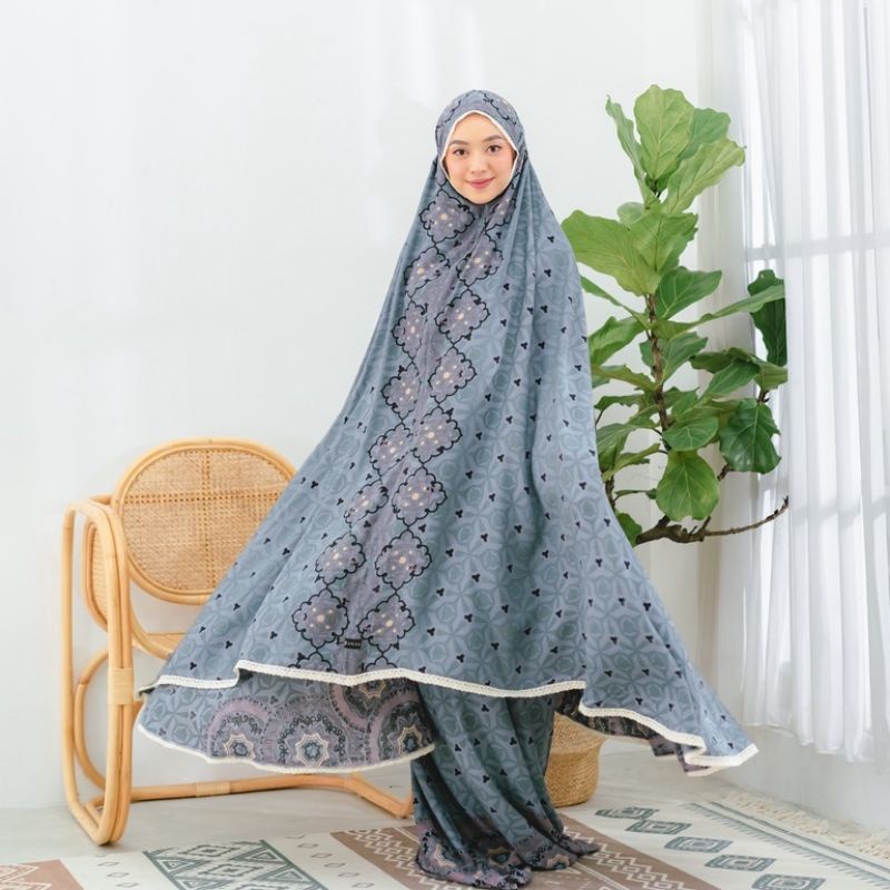 MUKENA ZIANISA BORDER AAEDAH SERIES ALLSIZE