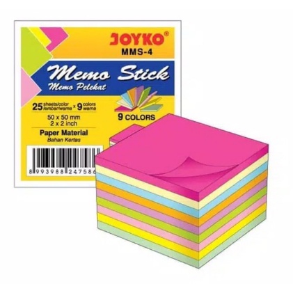 

Memo Stick Joyko MMS-4 9Warna