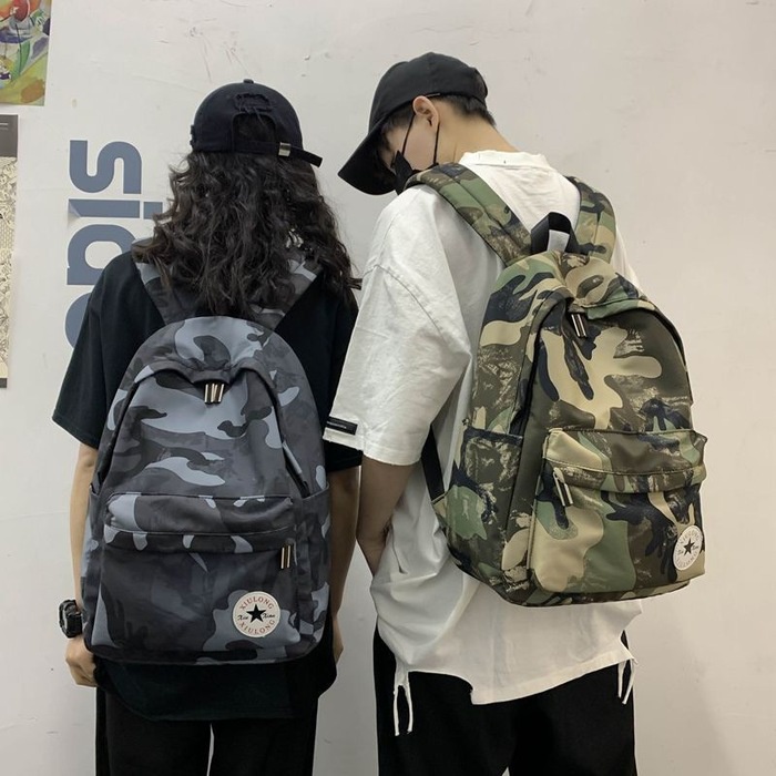 Tas Ransel Sekolah Import - 132894 - Backpack Fashions Men's Unisex Termurah Tas Army Trendy