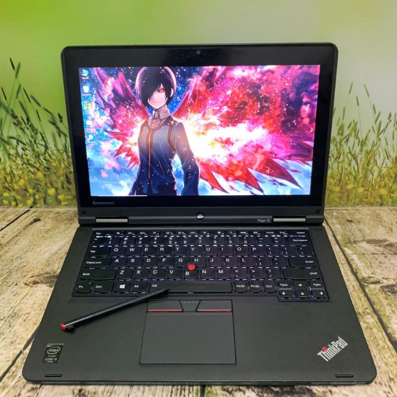 Laptop 2 in 1 TOUCHSCREEN Lenovo Thinkpad Yoga 12 Core i5 Gen 5 RAM 4GB Murah Mulus dan Bergaransi
