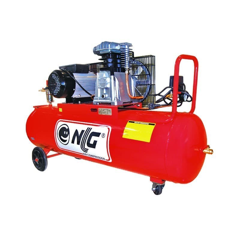 Kompresor NLG VAC 3150 Compressor Angin Belt 3HP 1PHASE 150L VAC-3150